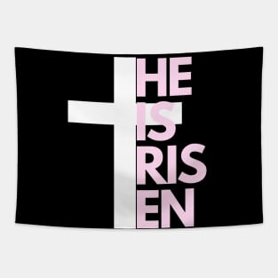 He Is Risen, Happy Easter day Shirt, Easter day shirt, peeps, bunny, jesus, christian easter shirt,cute easter shirt,gift for easter,easter family shirt Tapestry