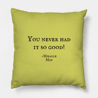 The Princess Bride/Miracle Max Pillow