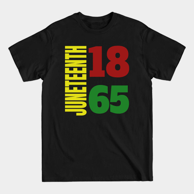 Disover Juneteenth 1865 Black Proud African American - Juneteenth 1865 - T-Shirt