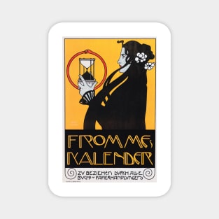 FROMMES KALENDER 1899 by Artist Koloman Moser Vintage Austrian Decorative Art Magnet