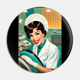 Retro dentist Pin