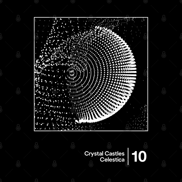 Crystal Castles - Celestica / Minimalist Style Graphic Design by saudade