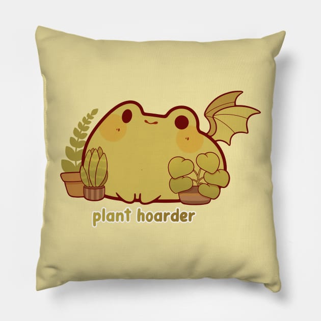 Plant hoarder Pillow by Rihnlin