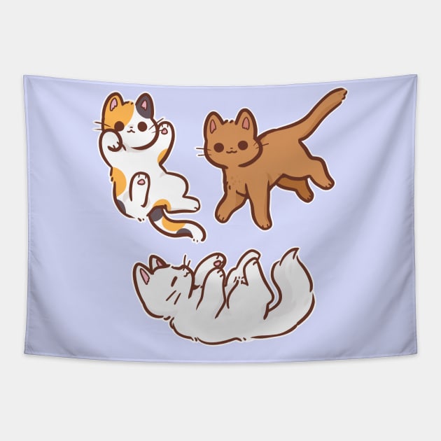 kawaii cats Tapestry by nekomachines