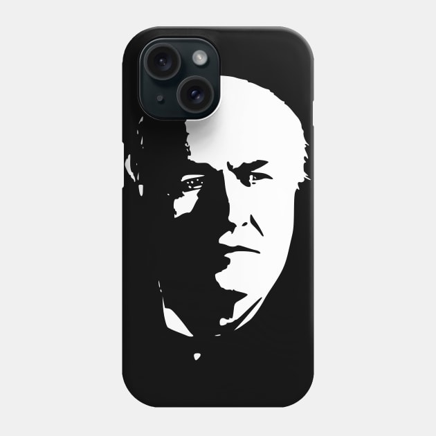 Thomas Edison Minimalistic Pop Art Phone Case by Nerd_art