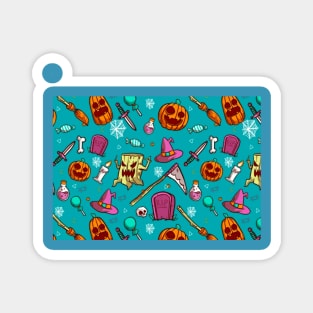 Halloween pattern Magnet