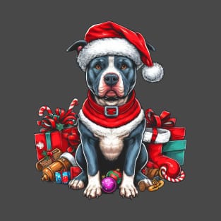 Pitbull Christmas Spirit T-Shirt