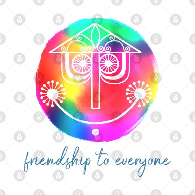 Friendship To Everyone by onarolltees