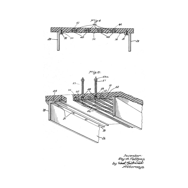 Water Jet Propelled Vintage Patent Hand Drawing by TheYoungDesigns