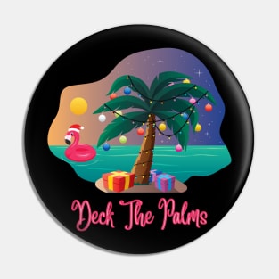 Deck the Palms Pin