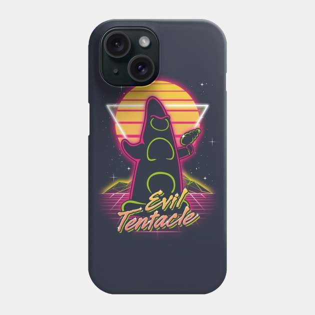 Retro Evil Tentacle Phone Case by Olipop