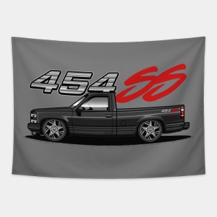 Chevy 454 SS Pickup Truck (Black Beauty) Tapestry