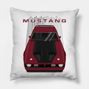 Mustang Mach 1 1971 to 1972 - Maroon Pillow