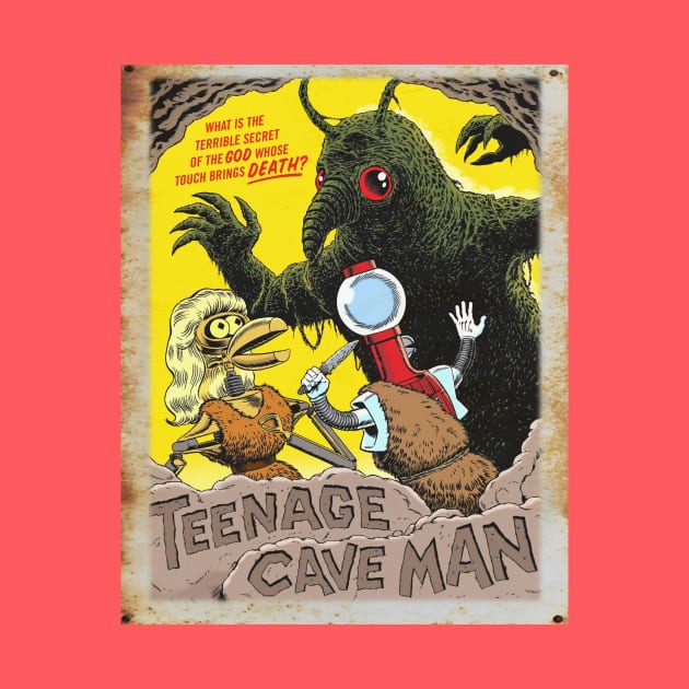 Mystery Science Rusty Barn Sign 3000 - Teenage Caveman by Starbase79
