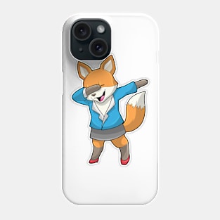 Fox as Secretary at Hip Hop Dance Phone Case