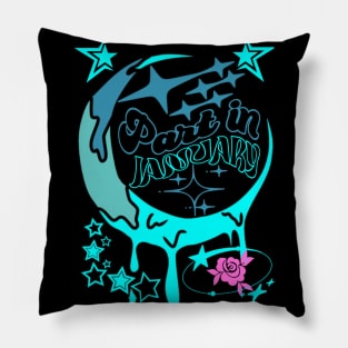 name of month of birth Pillow