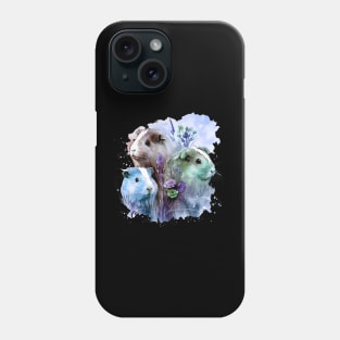 Curly-Q Cuteness Guinea Pig Tee for Pet Aficionados Phone Case