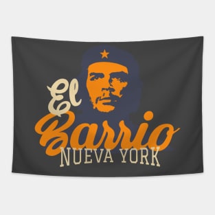 New York El Barrio  -  Spanish Harlem  - El Barrio  NYC Che Guevara Tapestry