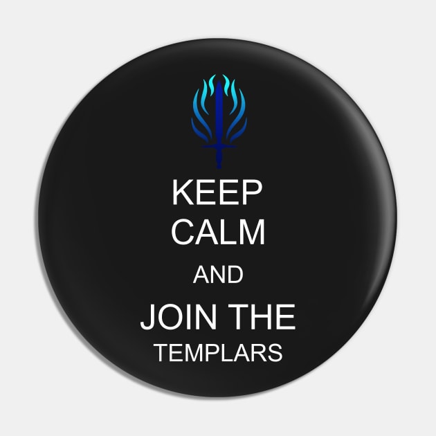 Join the Templars Pin by EnaGrapher