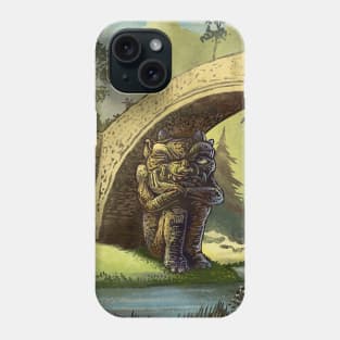 Highlands Troll Travel Poster Phone Case