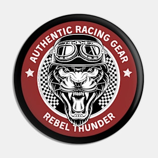 Rebel Thunder Racing Gear Panther Pin