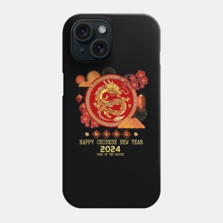 Chinese New Year 2024 Happy New Year 2024 Year of the Dragon Phone Case