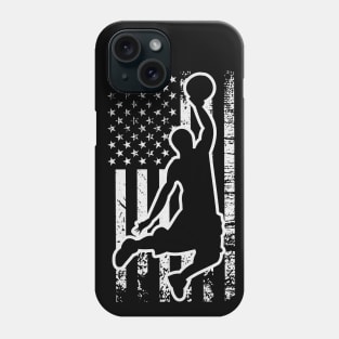 US Flag Basketball Phone Case