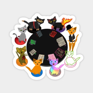 RPG Cats Magnet