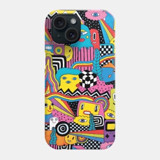 trendy artsy colorful aesthetic Phone Case