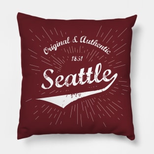 Original Seattle City Shirt Pillow