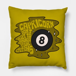 Capricorn Magic 8 Ball Pillow