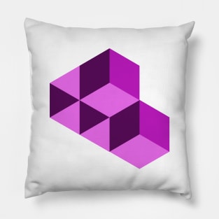 'T' Piece Optical Illusion Pillow