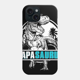 PAPASAURUS T Rex Dinosaur Fathers Day Gifts Phone Case