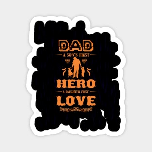 Father Day T Shirt Graphic Design Magnet