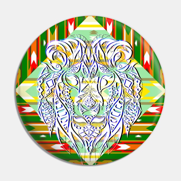 big tribal lion ecopop Pin by jorge_lebeau