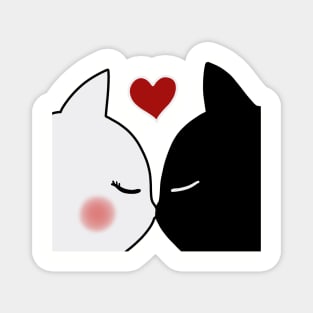 Fall in Love Cat Magnet