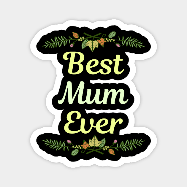 Family Leaf Mum Magnet by Happy Life