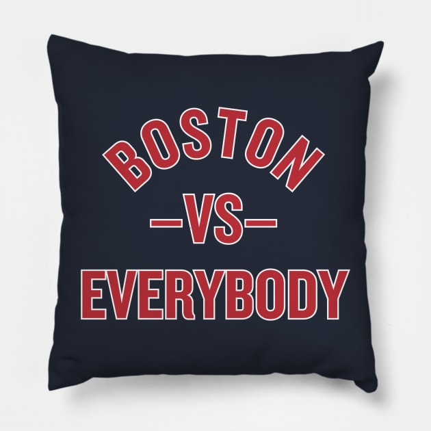 Red Sox vs. Everybody! Pillow by capognad