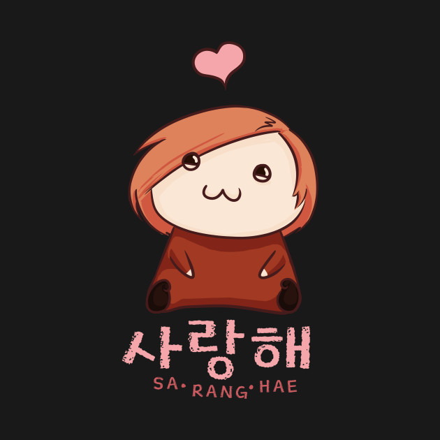 Disover Saranghae Chibi - Saranghae - T-Shirt