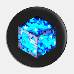 Block LapizLazuli Ore 3D Pin