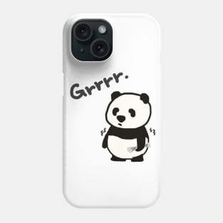 Grrrr. Panda is growling.. Phone Case