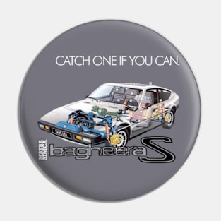 MATRA SIMCA BAGHEERA S - advert Pin