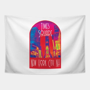 Times Square NYC Decal Tapestry