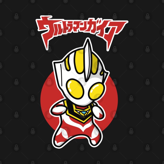 Ultraman Gaia Chibi Style Kawaii by The Toku Verse