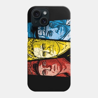 The Three Senseis Distressed Phone Case