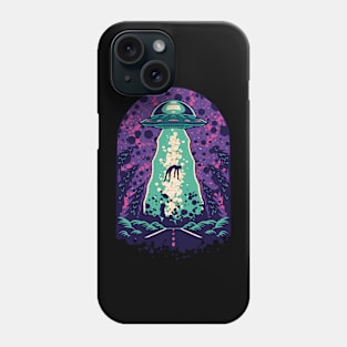 UFO Alien Abduction Extraterrestrial Phone Case