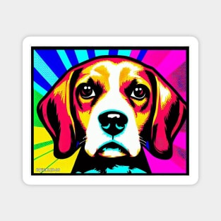 Beagle Pop Art Magnet