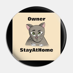 Stay at home Pin