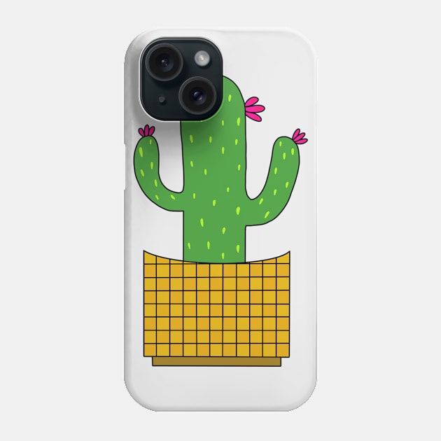 Cute Cactus Design #33: Flower Celebration Cactus Phone Case by DreamCactus