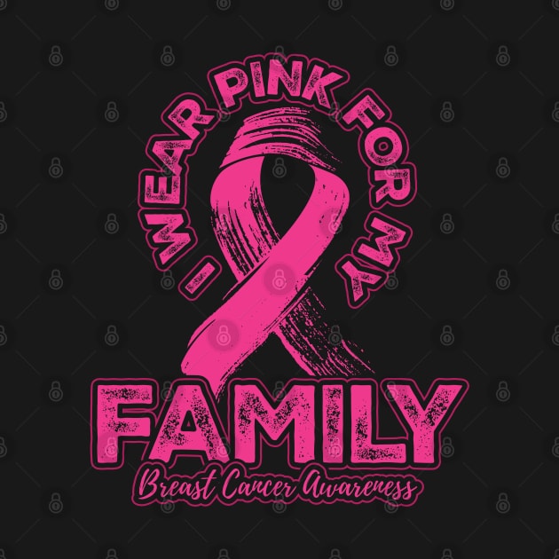 I wear pink for my Family by aneisha